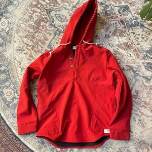 Muttonhead Red Hooded Pullover